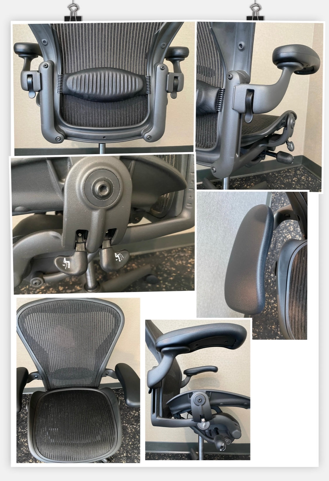 Herman Miller Aeron B Classic newer model fully loaded office chair