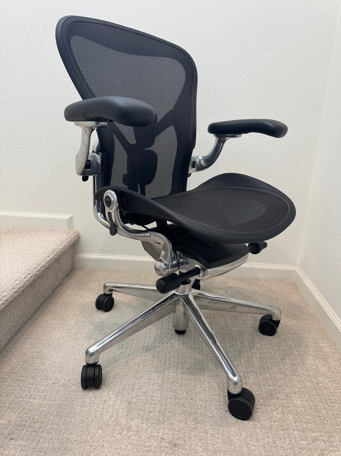 Brand new Herman Miller Aeron B Remastered fully loaded model office chair