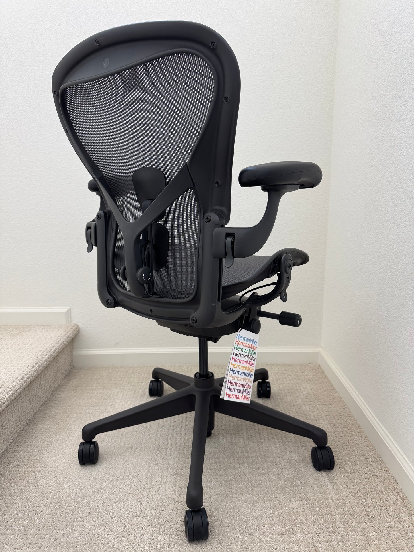 Brand new Herman Miller Aeron B Remastered fully loaded model office chair