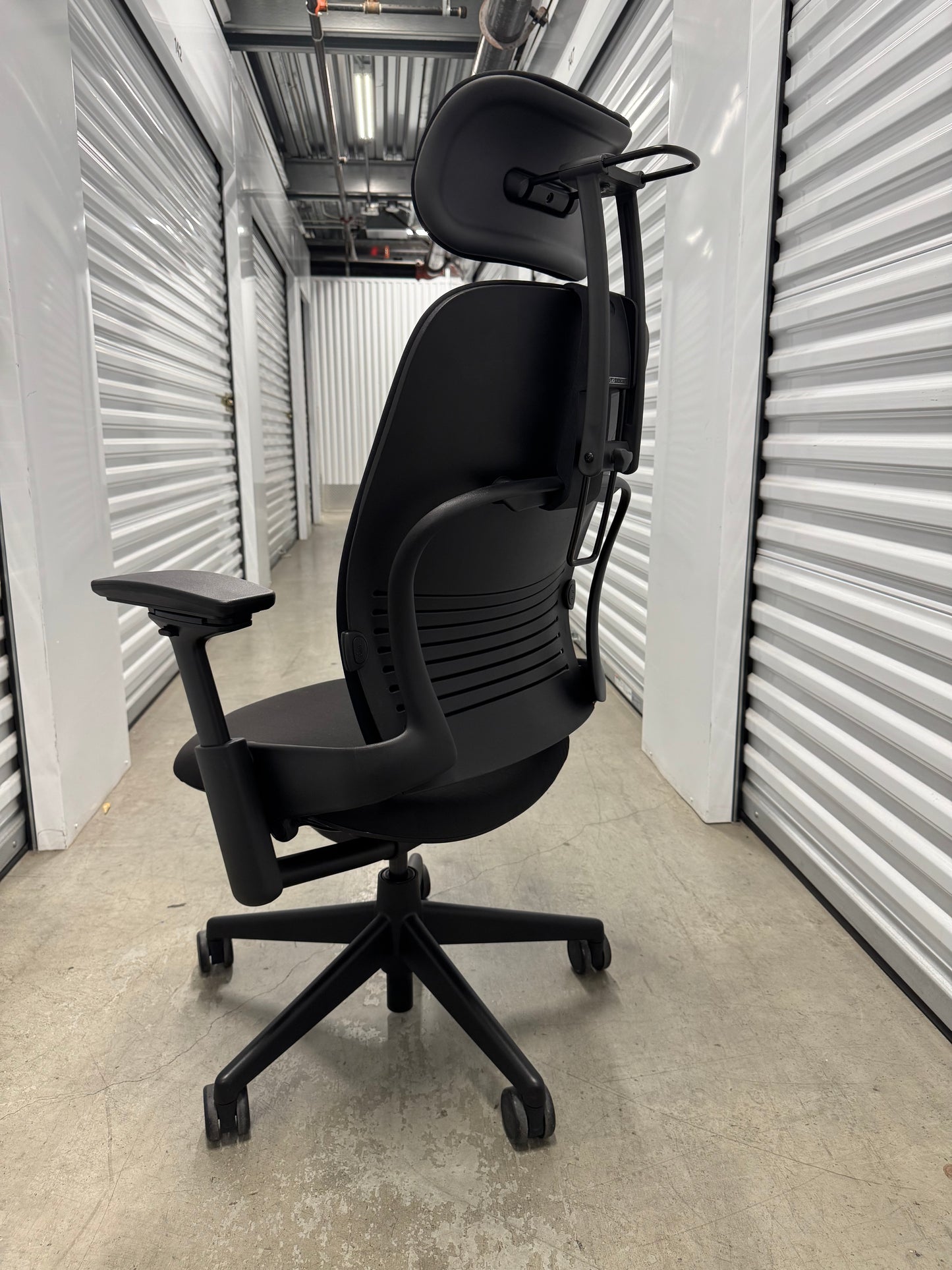 Steelcase Leap V2 Fully loaded Office Chair with new upholstery in black