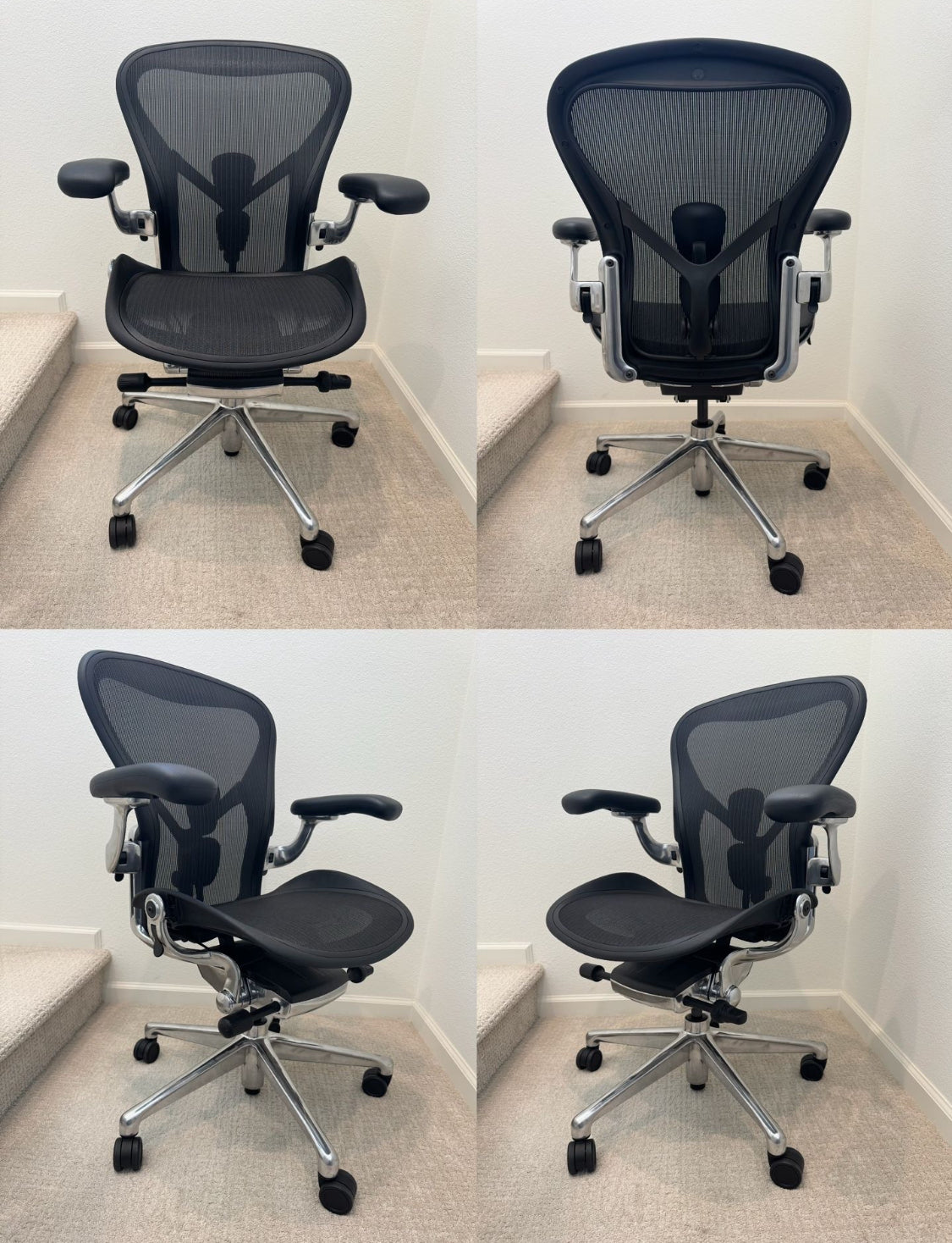 Brand new Herman Miller Aeron B Remastered fully loaded model office chair