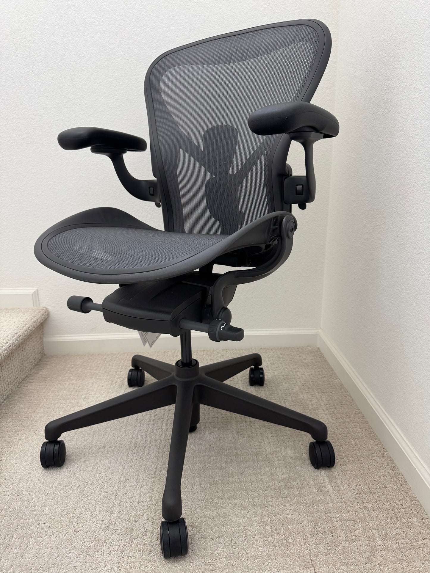 Brand new Herman Miller Aeron B Remastered fully loaded model office chair