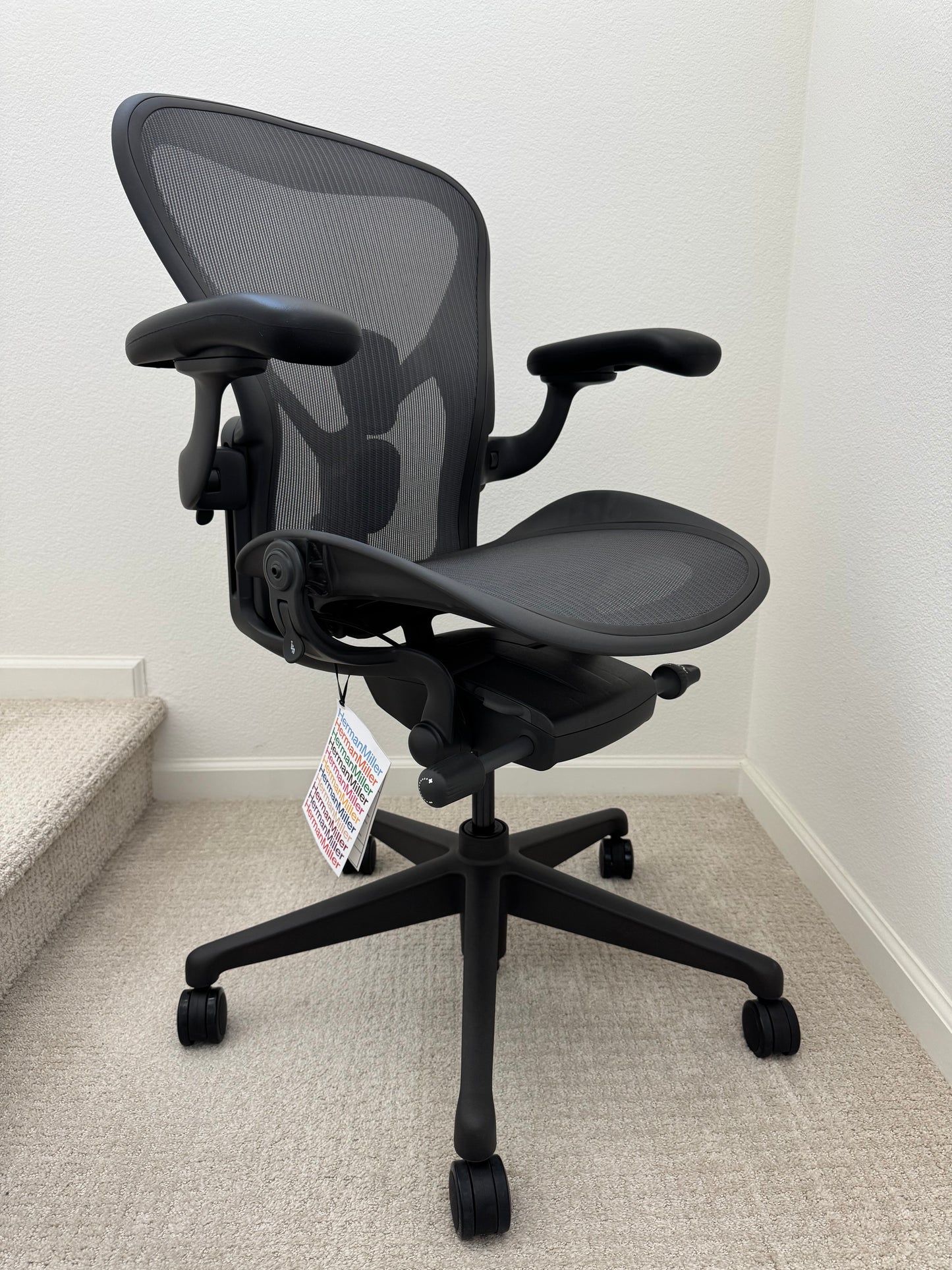 Brand new Herman Miller Aeron B Remastered fully loaded model office chair
