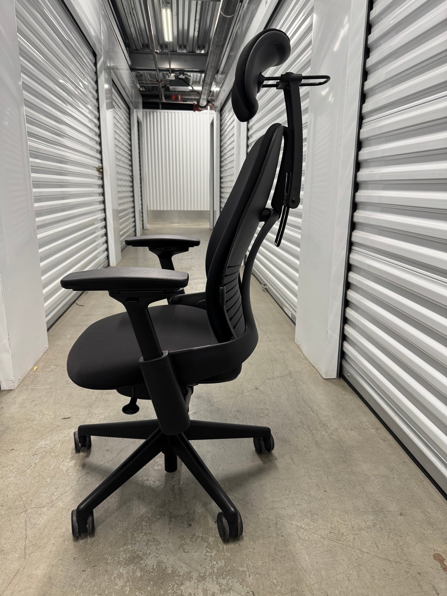 Steelcase Leap V2 Fully loaded Office Chair with new upholstery in black