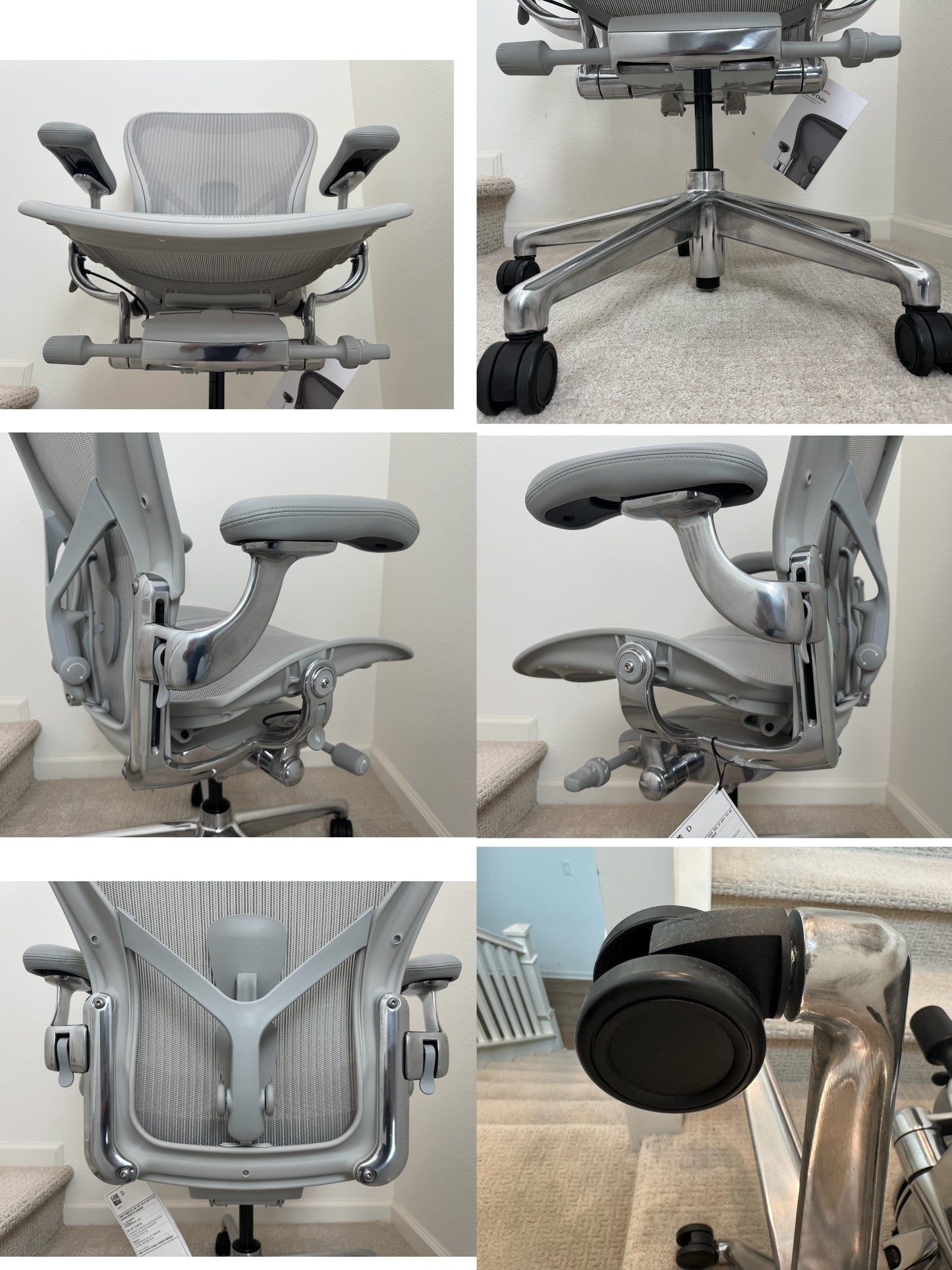 2025 model brand new Herman Miller Aeron Remastered Size C fully loaded