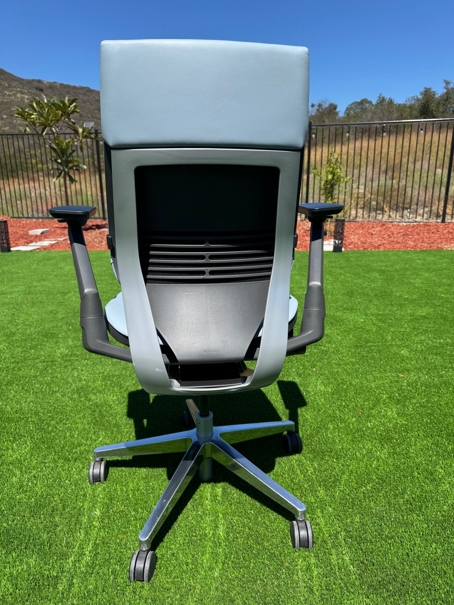 Pre owned Steelcase Gesture fully loaded model with real  leather