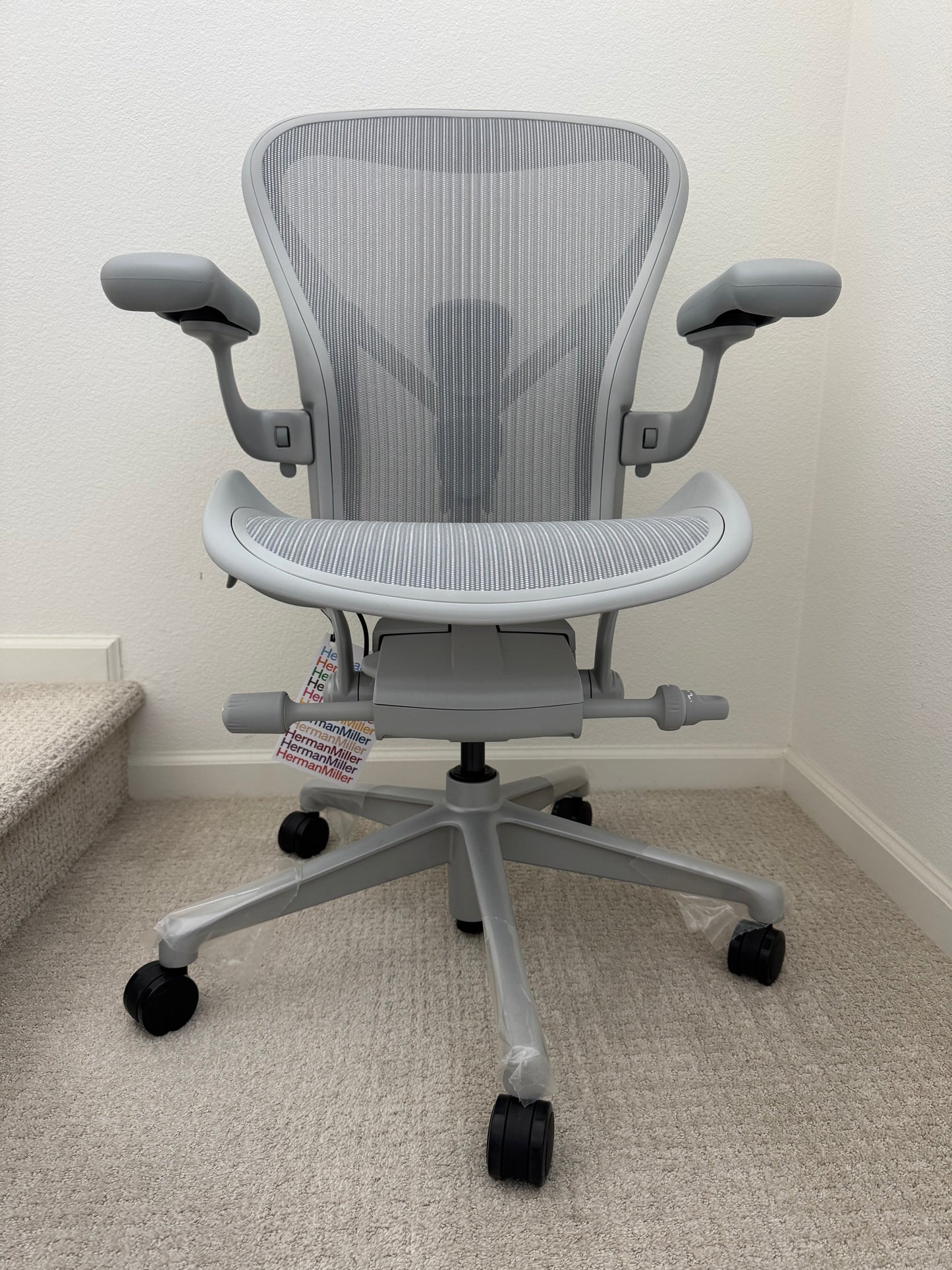 Brand new Herman Miller Aeron B Remastered fully loaded model office chair