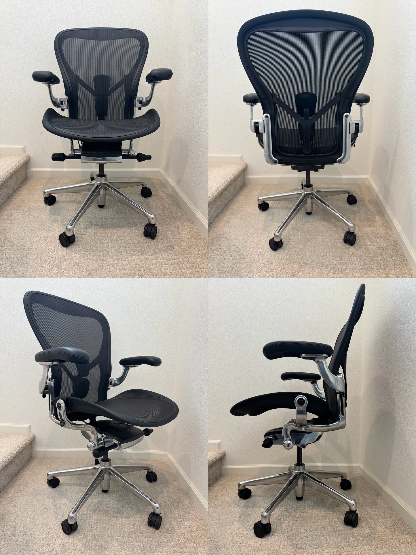 2025 model brand new Herman Miller Aeron Remastered Size C fully loaded