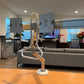 Humanscale M8.1 DUAL MONITOR ARM(28”), CROSSBAR WITH HANDLE, ANGLED/DYNAMIC LINKS