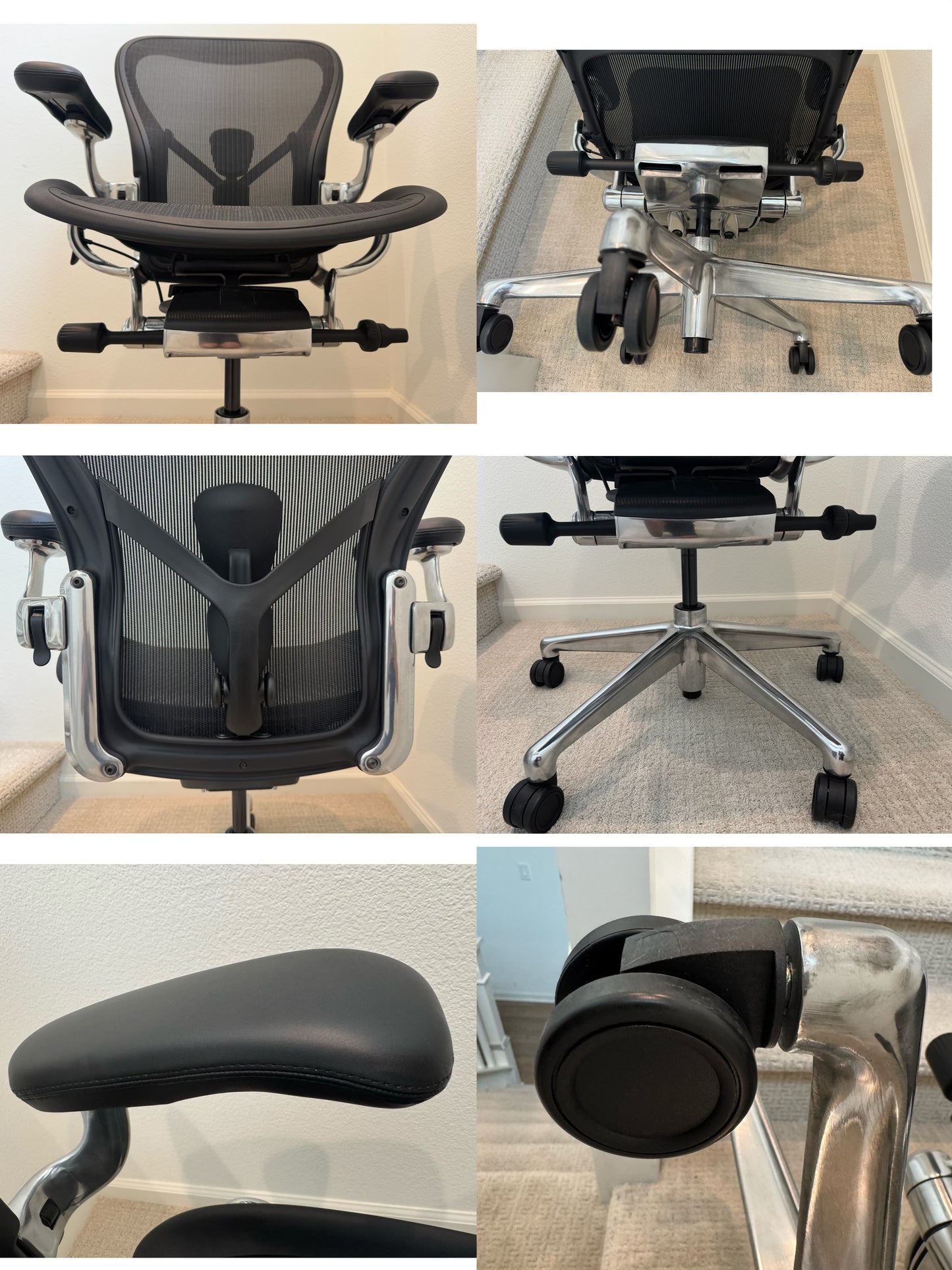 2025 model brand new Herman Miller Aeron Remastered Size C fully loaded