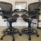 Premium Refurbished Herman Miller Aeron Classic Fully Loaded Model Drafting Office Chair/ Work Stool