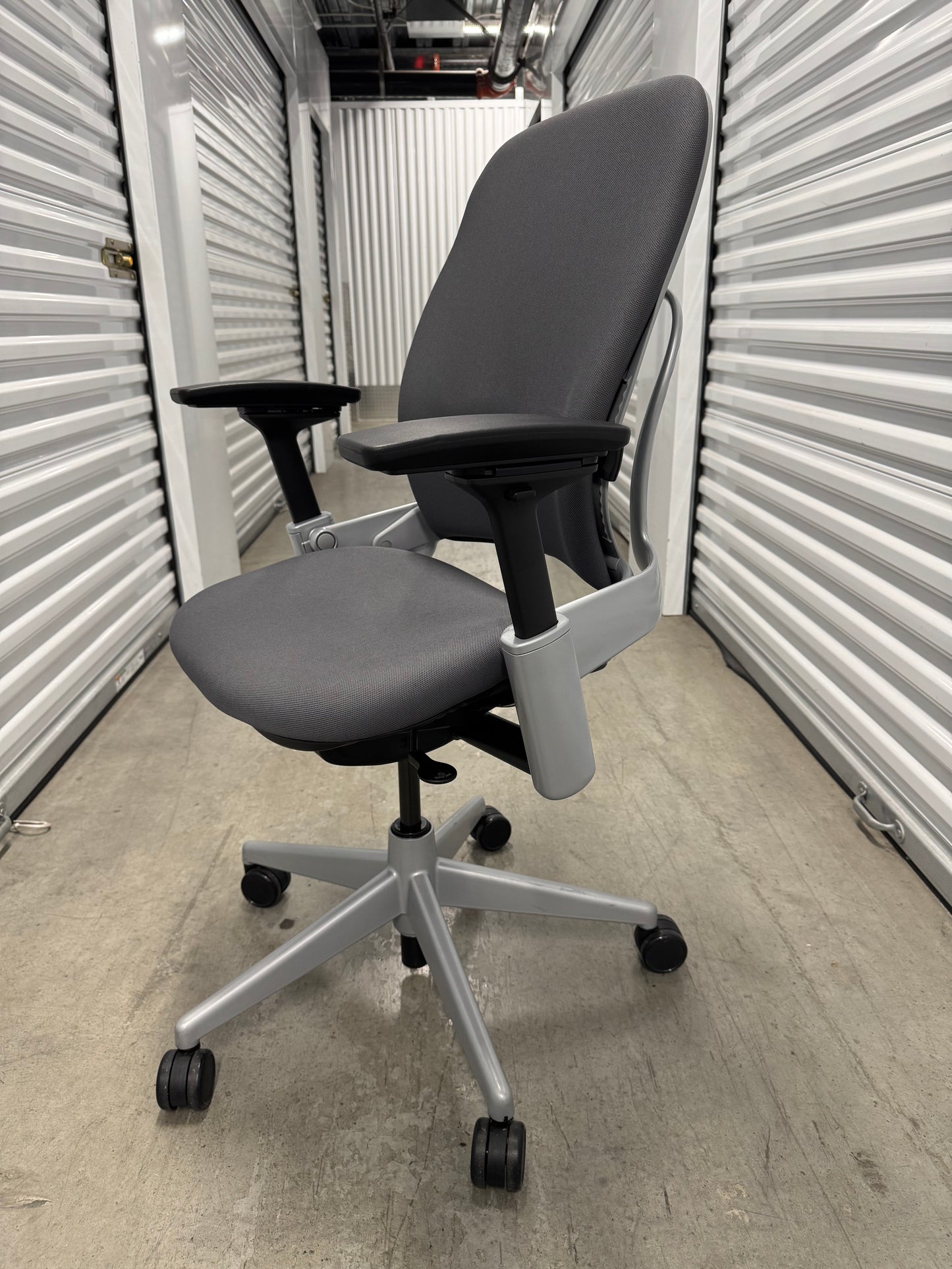 Steelcase Leap V2 Fully loaded Office Chair with new upholstery in black
