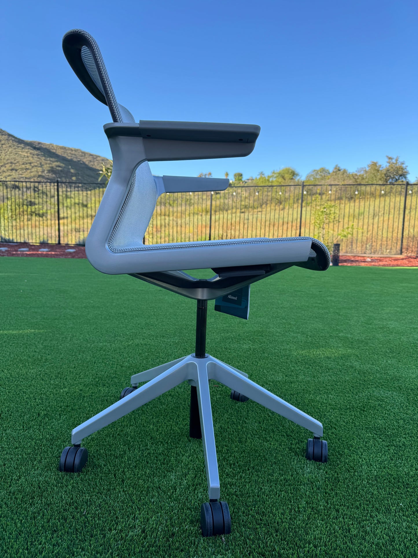 Premium Refurbished Allsteel Clarity®️ all mesh office chair/ conference chair/ guest chair