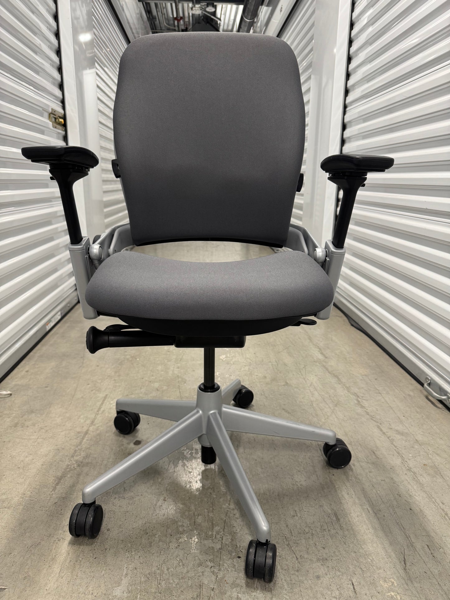 Steelcase Leap V2 Fully loaded Office Chair with new upholstery in black