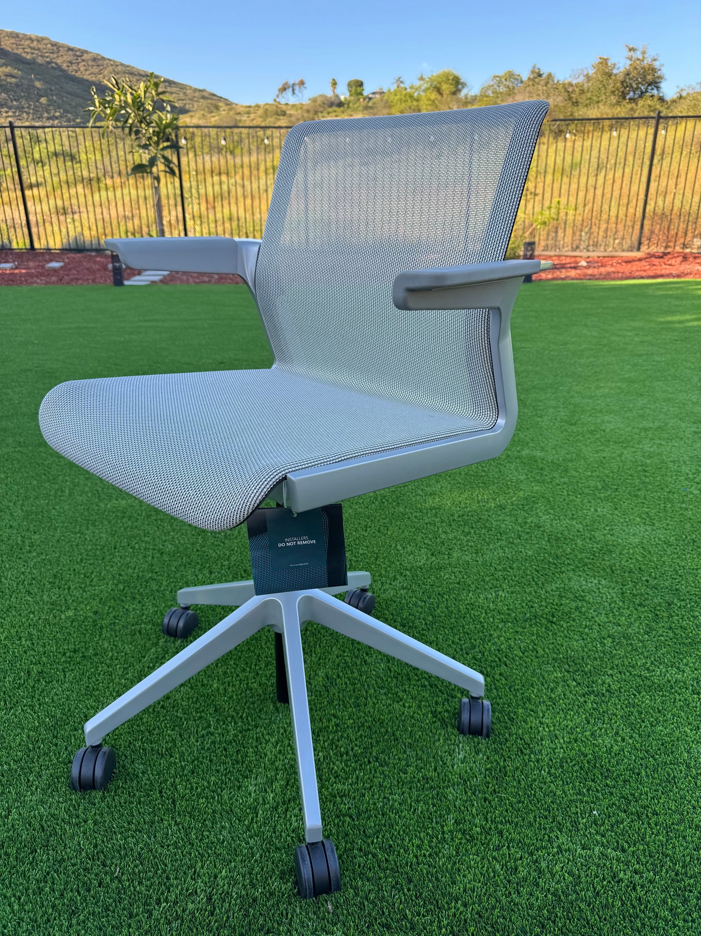 Premium Refurbished Allsteel Clarity®️ all mesh office chair/ conference chair/ guest chair