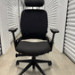 Steelcase Leap V2 Fully loaded Office Chair with new upholstery in black