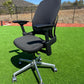 Steelcase Leap V2 Fully loaded Office Chair with new upholstery in black