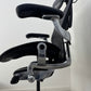 Pre Owned Herman Miller Aeron Size A Remastered With Chrome Frame Gaming Chair/ Office Chair