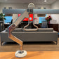 Humanscale M8.1 DUAL MONITOR ARM(28”), CROSSBAR WITH HANDLE, ANGLED/DYNAMIC LINKS