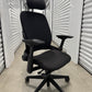 Steelcase Leap V2 Fully loaded Office Chair with new upholstery in black