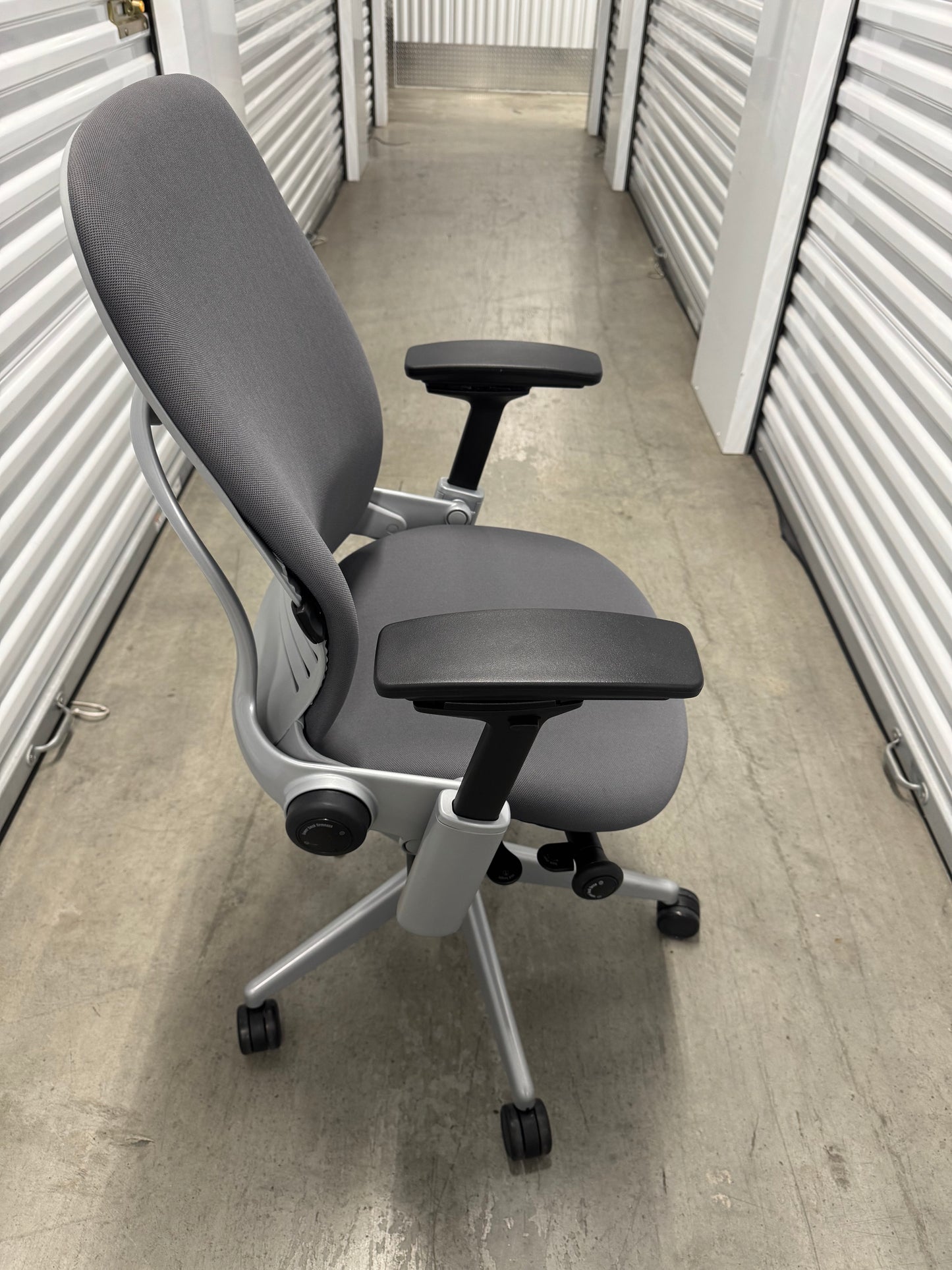 Steelcase Leap V2 Fully loaded Office Chair with new upholstery in black