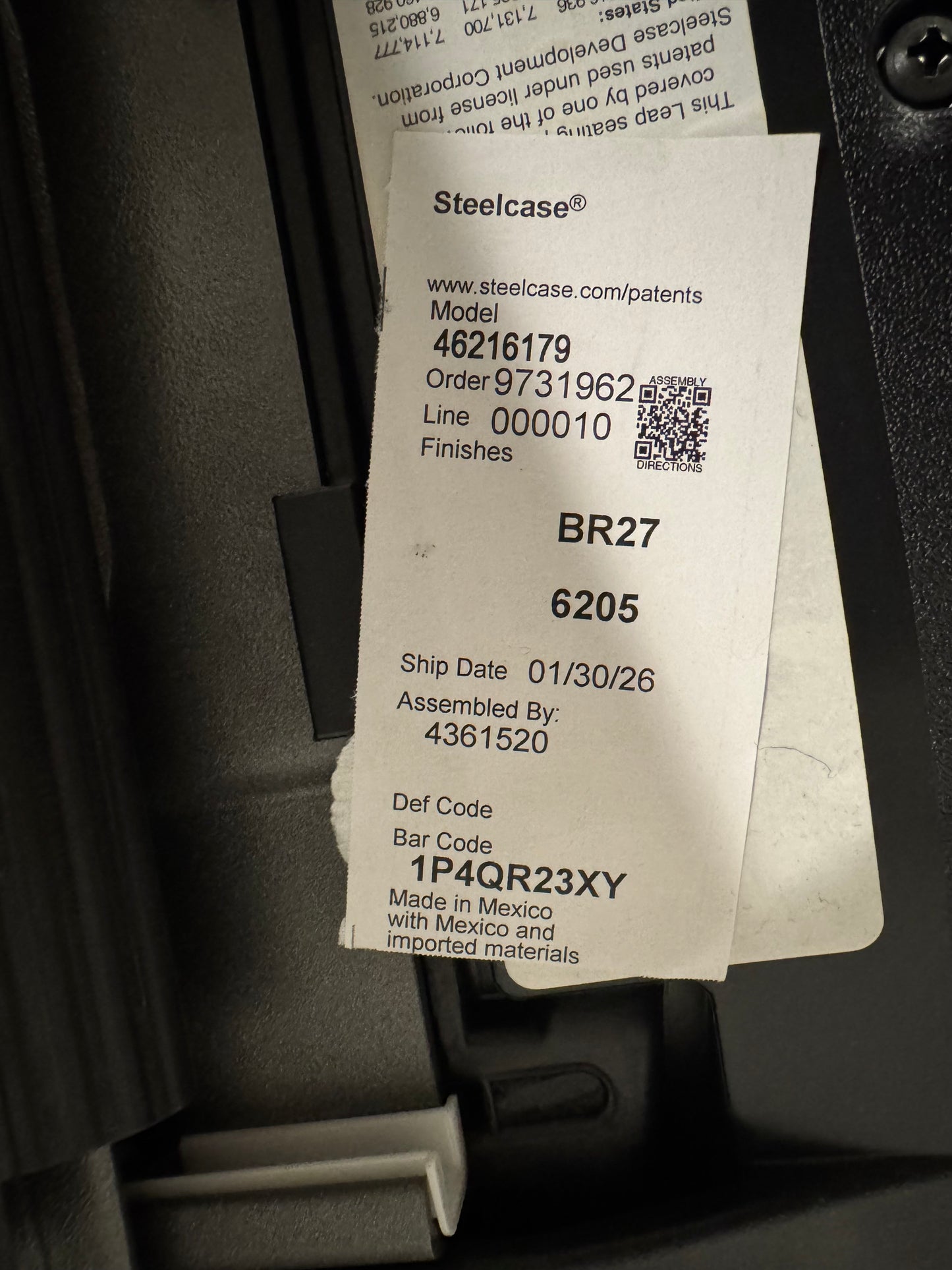 New Steelcase Leap V2 fully loaded office chair