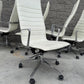 Herman Miller Eames Executive Style Task Chair with Polished Aluminum Frame and Base