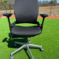 Steelcase Leap V2 Fully loaded Office Chair with new upholstery in black