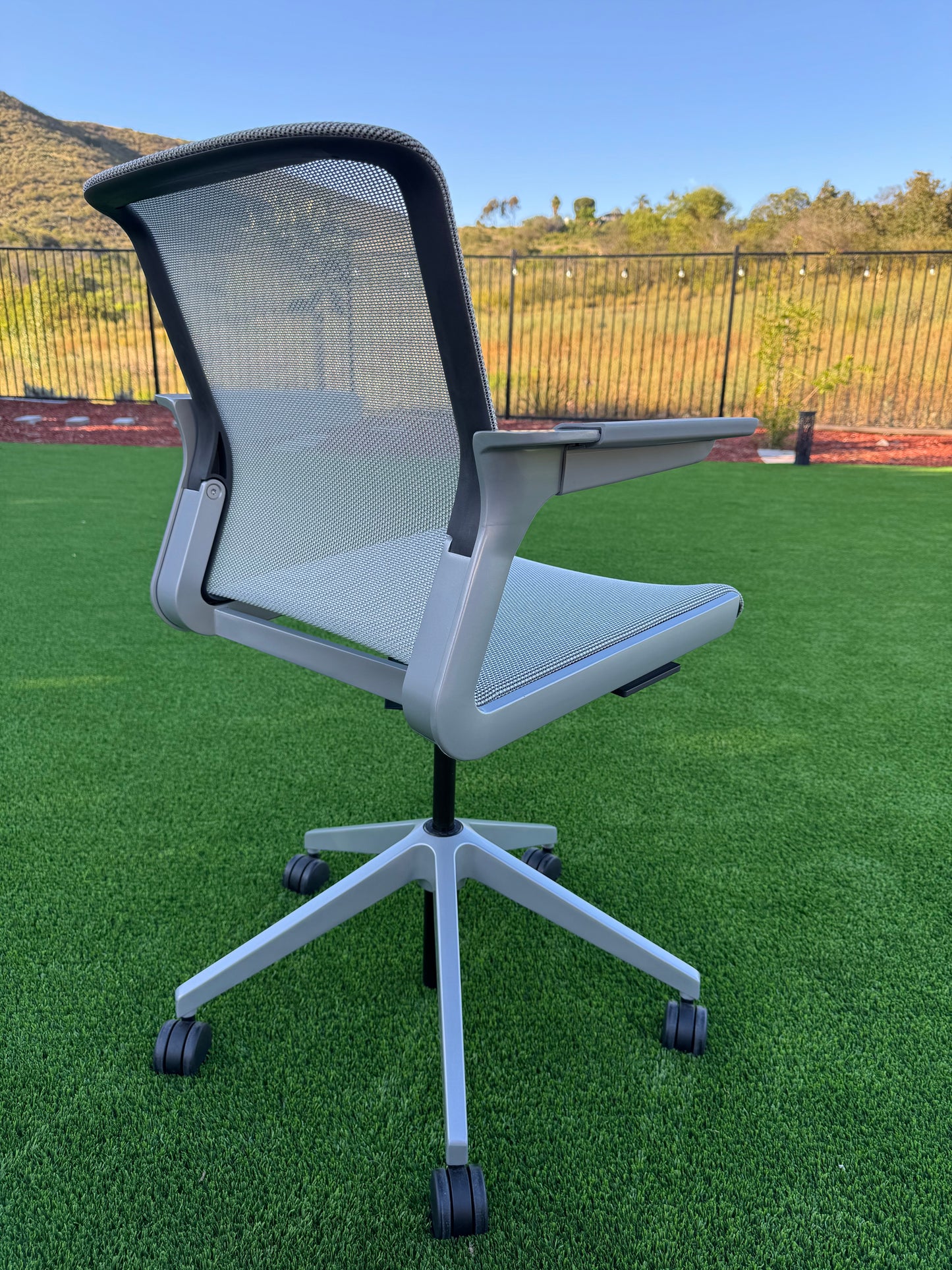Premium Refurbished Allsteel Clarity®️ all mesh office chair/ conference chair/ guest chair