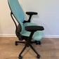Steelcase Leap V2 Fully loaded Office Chair with new upholstery in black
