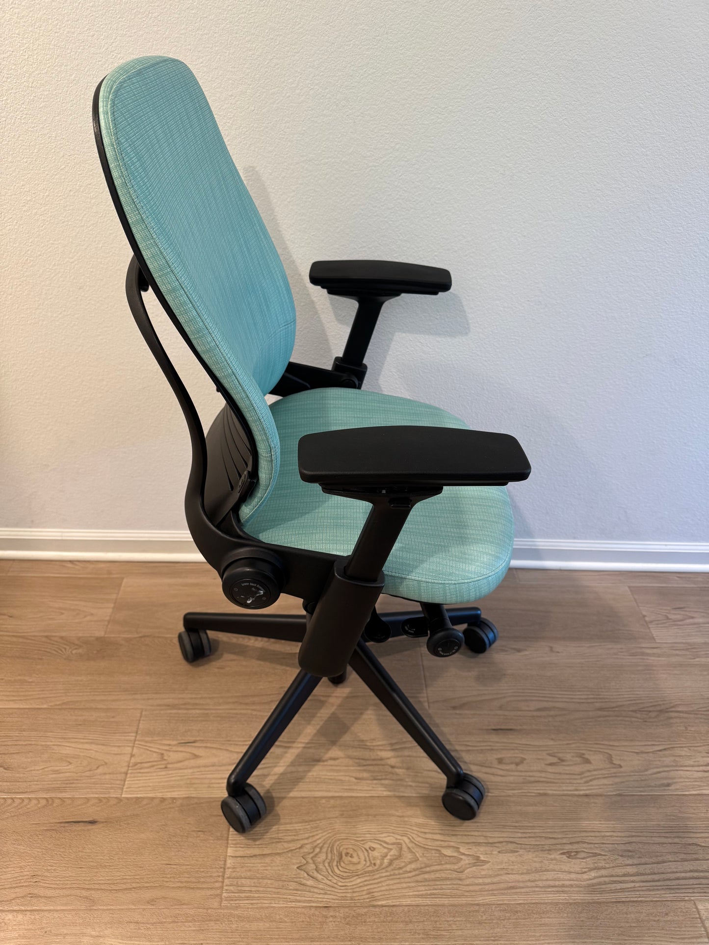 Steelcase Leap V2 Fully loaded Office Chair with new upholstery in black
