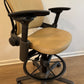 Refurbished Steelcase Leap V2 Fully Adjustable Drafting Chair/ Work Stool