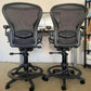 Premium Refurbished Herman Miller Aeron Classic Fully Loaded Model Drafting Office Chair/ Work Stool