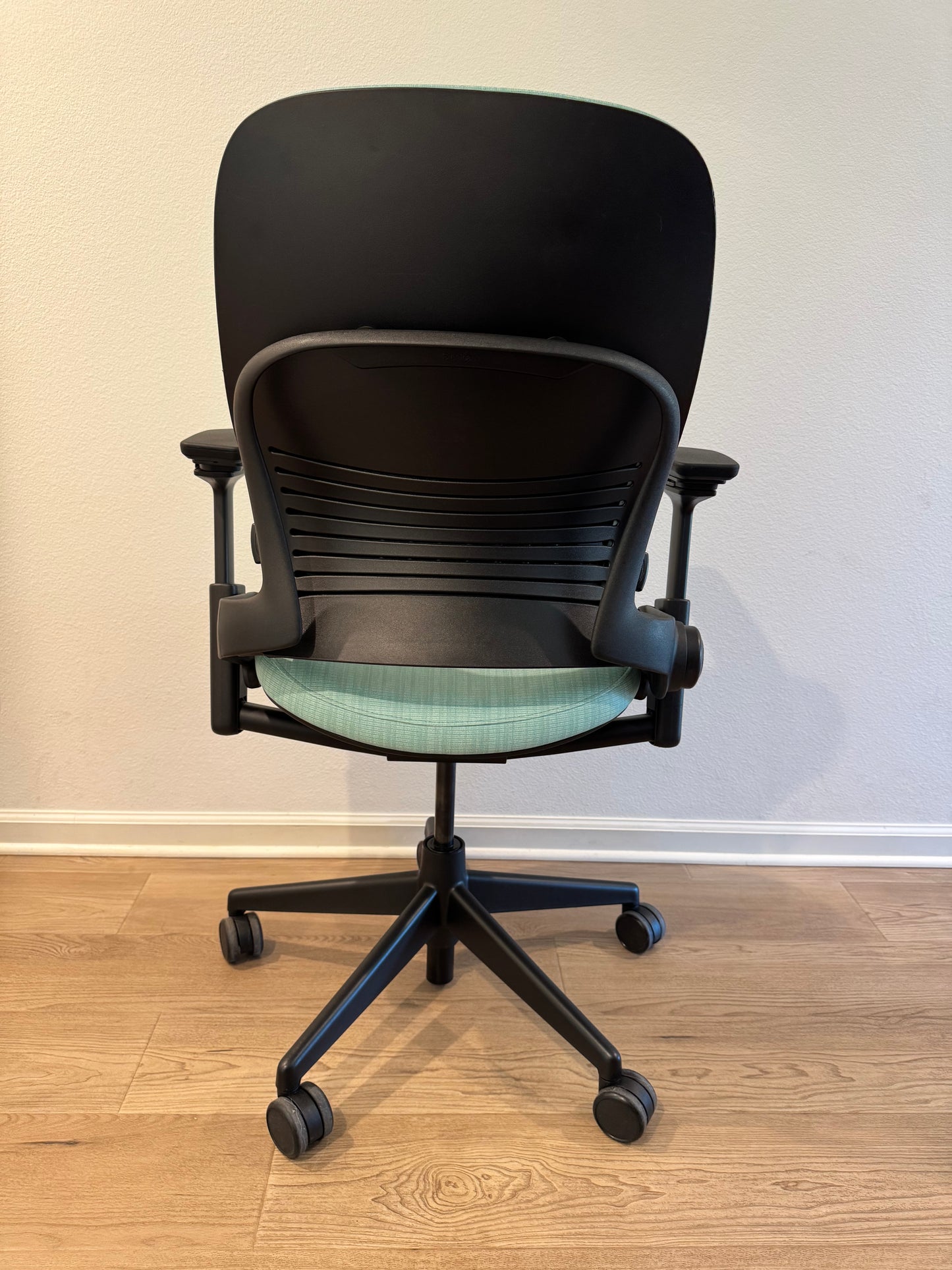 Steelcase Leap V2 Fully loaded Office Chair with new upholstery in black
