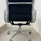 Authentic Herman Miller Eames Soft Pad Management Office Chair With Black Leather