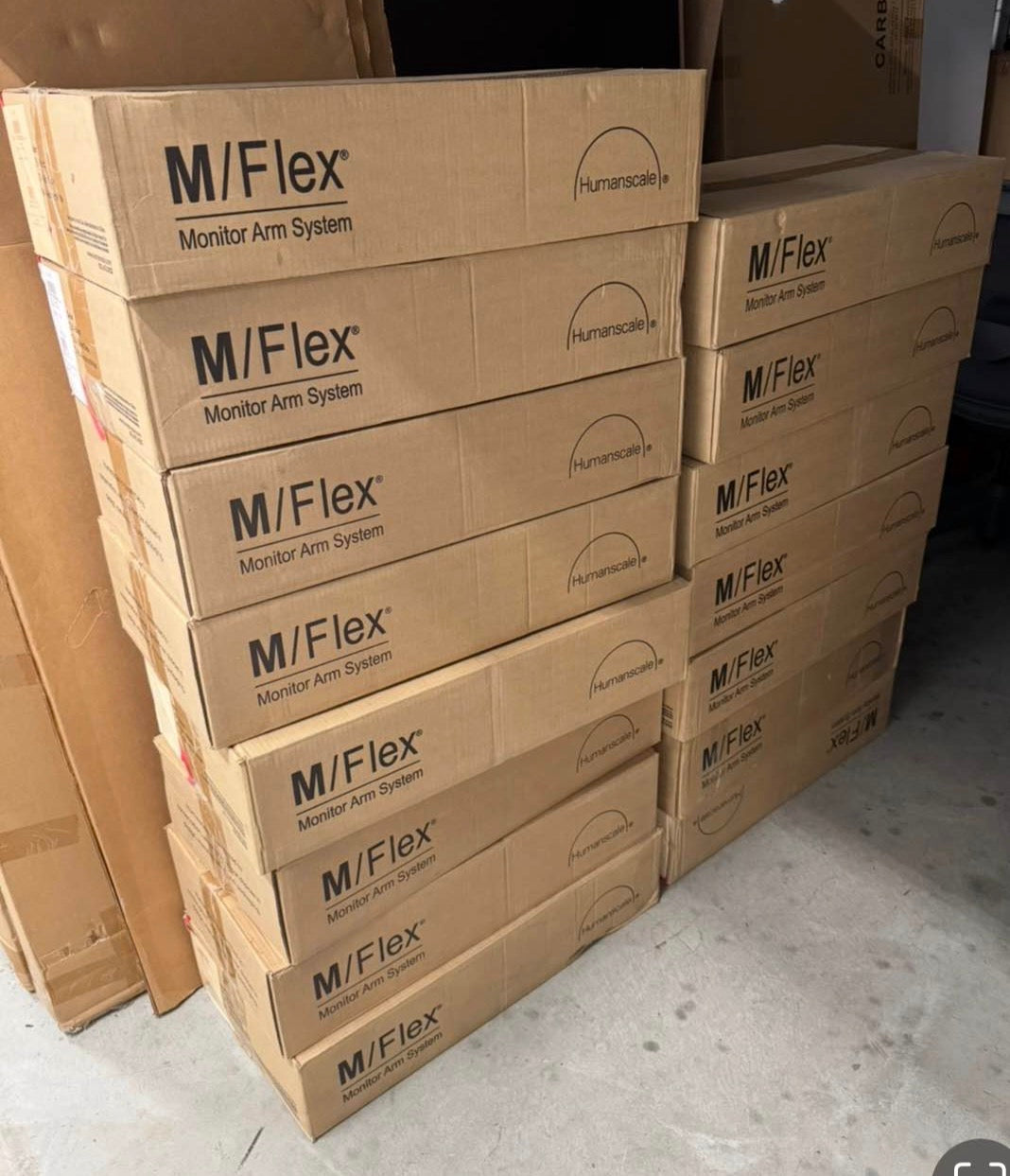 Brand New Humanscale M/ Flex Dual Monitors’ Arm