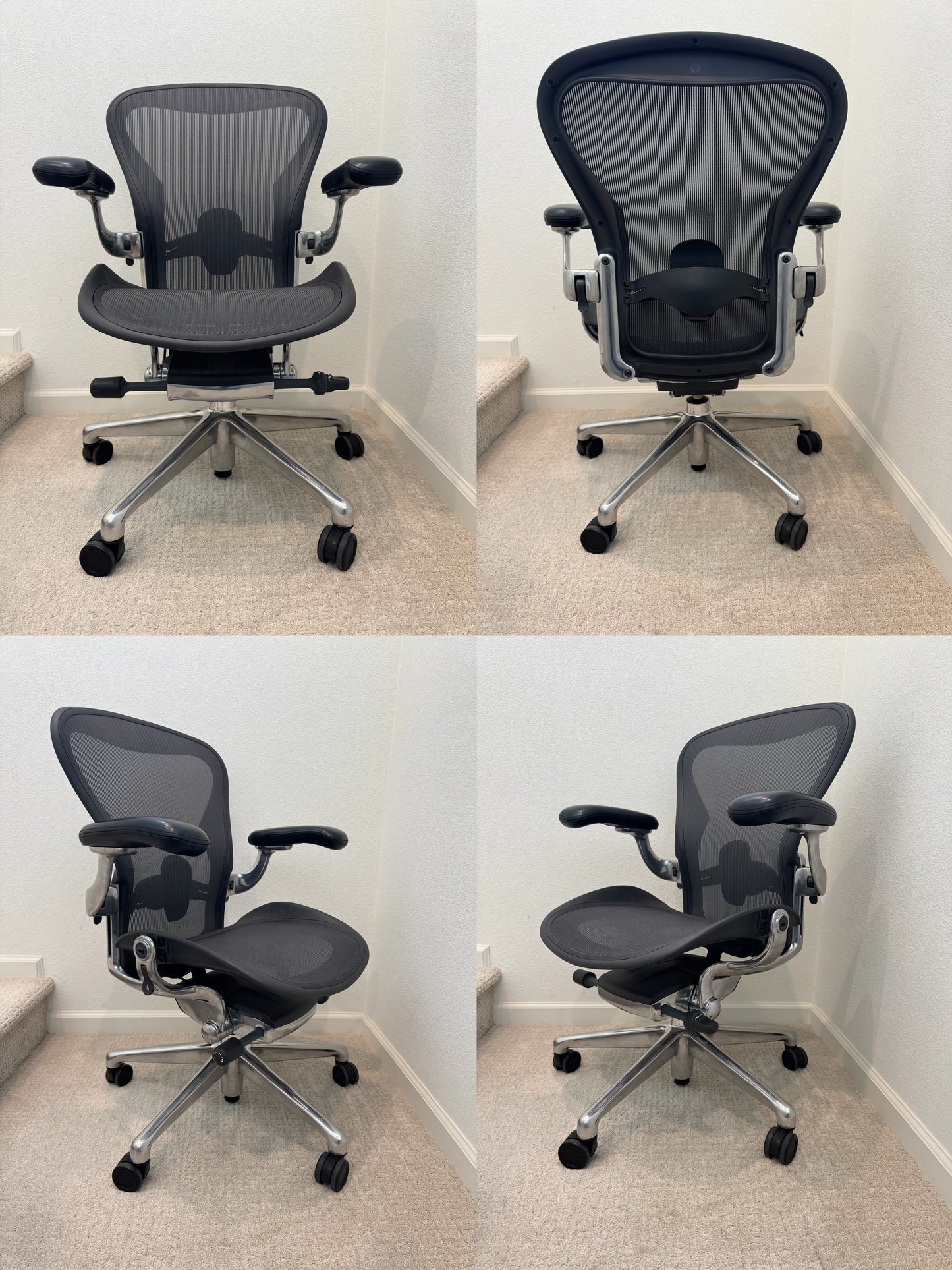 Brand new Herman Miller Aeron B Remastered fully loaded model office chair
