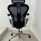 Pre Owned Herman Miller Aeron Size A Remastered With Chrome Frame Gaming Chair/ Office Chair