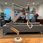Humanscale M8.1 DUAL MONITOR ARM(28”), CROSSBAR WITH HANDLE, ANGLED/DYNAMIC LINKS