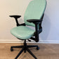 Steelcase Leap V2 Fully loaded Office Chair with new upholstery in black