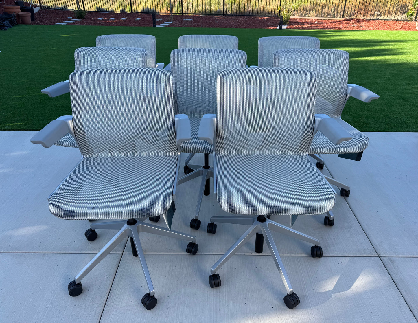 Premium Refurbished Allsteel Clarity®️ all mesh office chair/ conference chair/ guest chair