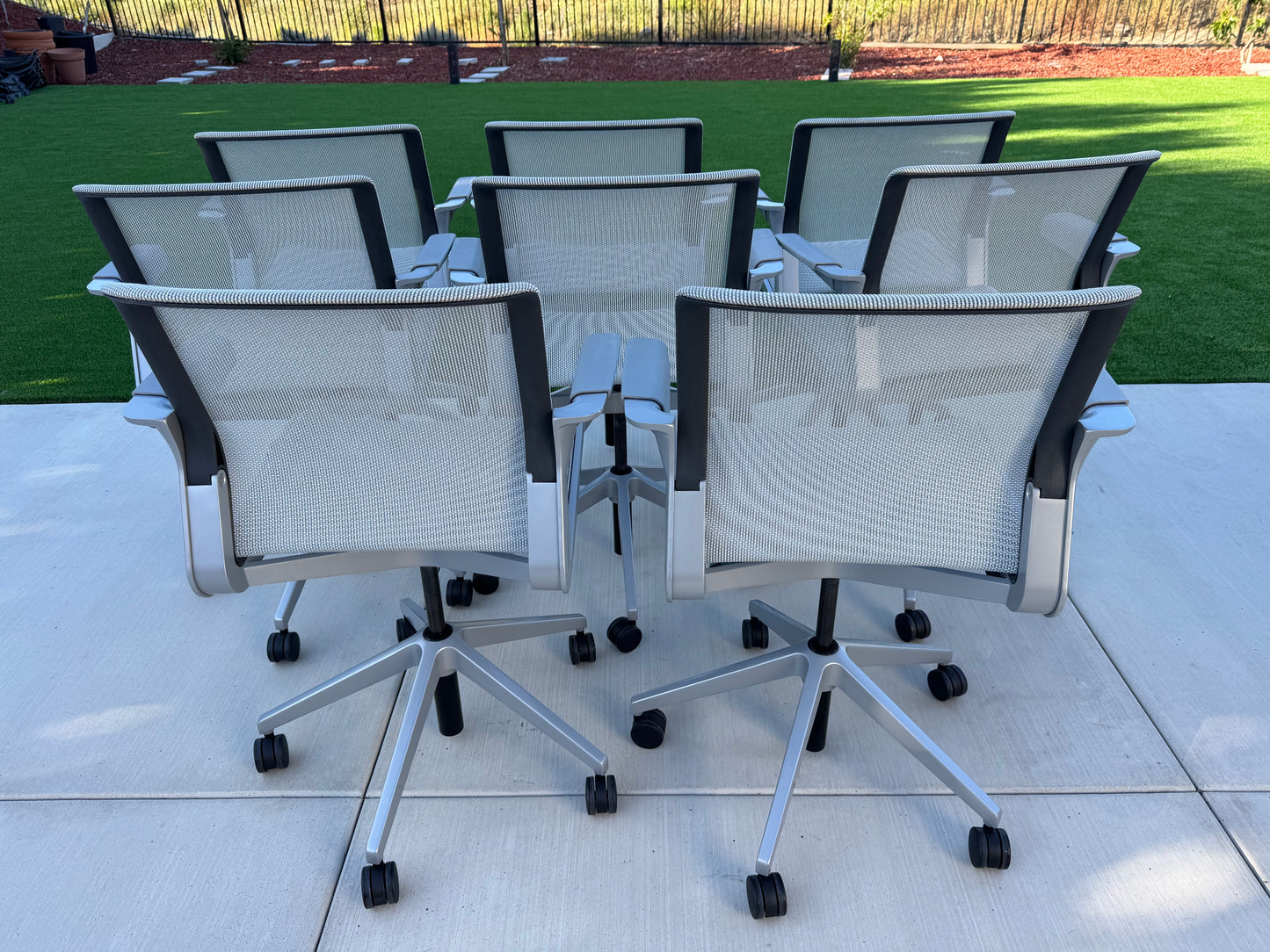 Premium Refurbished Allsteel Clarity®️ all mesh office chair/ conference chair/ guest chair