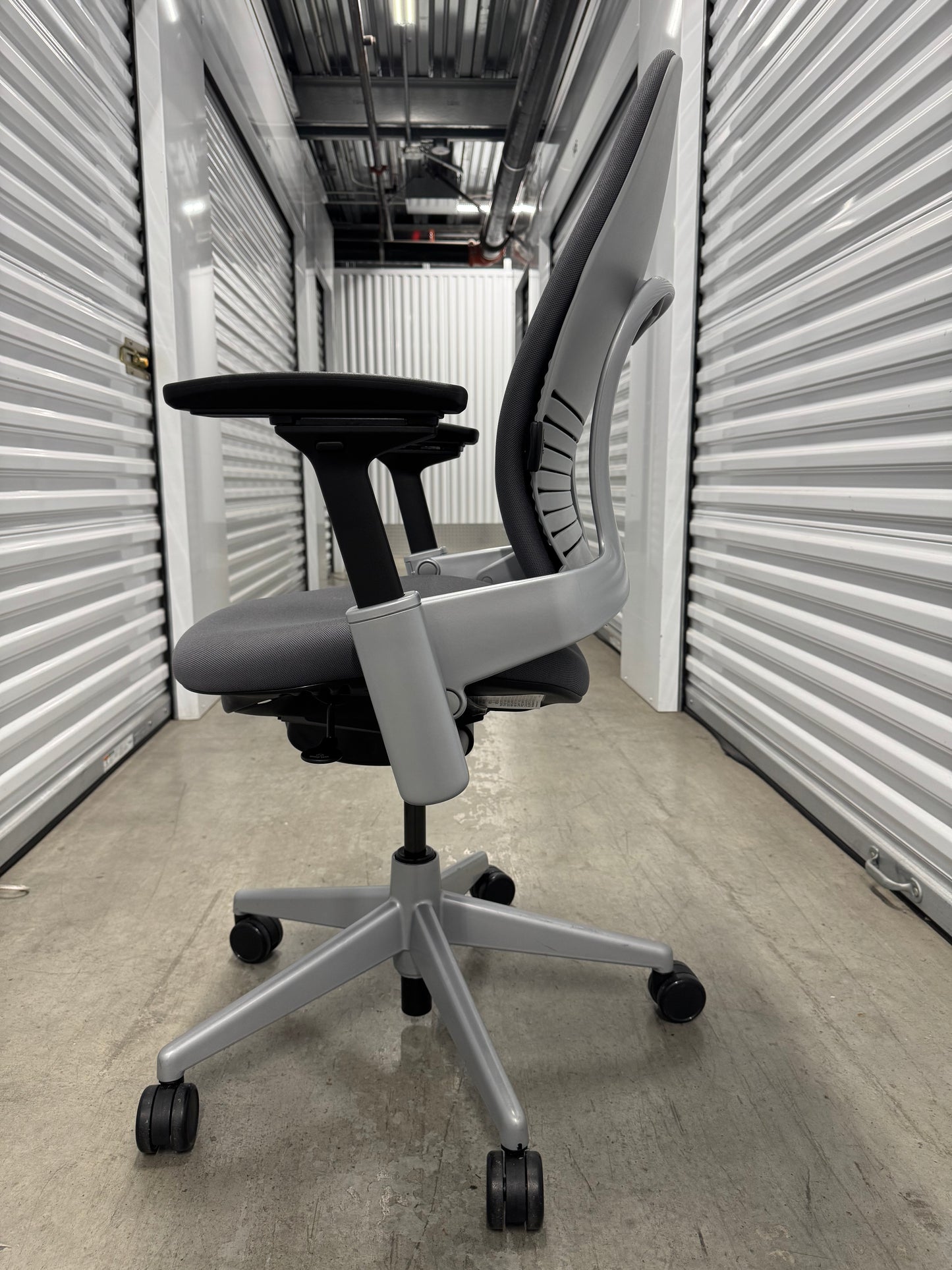 Steelcase Leap V2 Fully loaded Office Chair with new upholstery in black