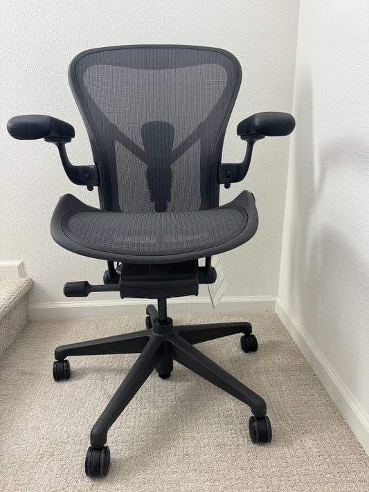 Brand new Herman Miller Aeron B Remastered 2023-2024 model office chair