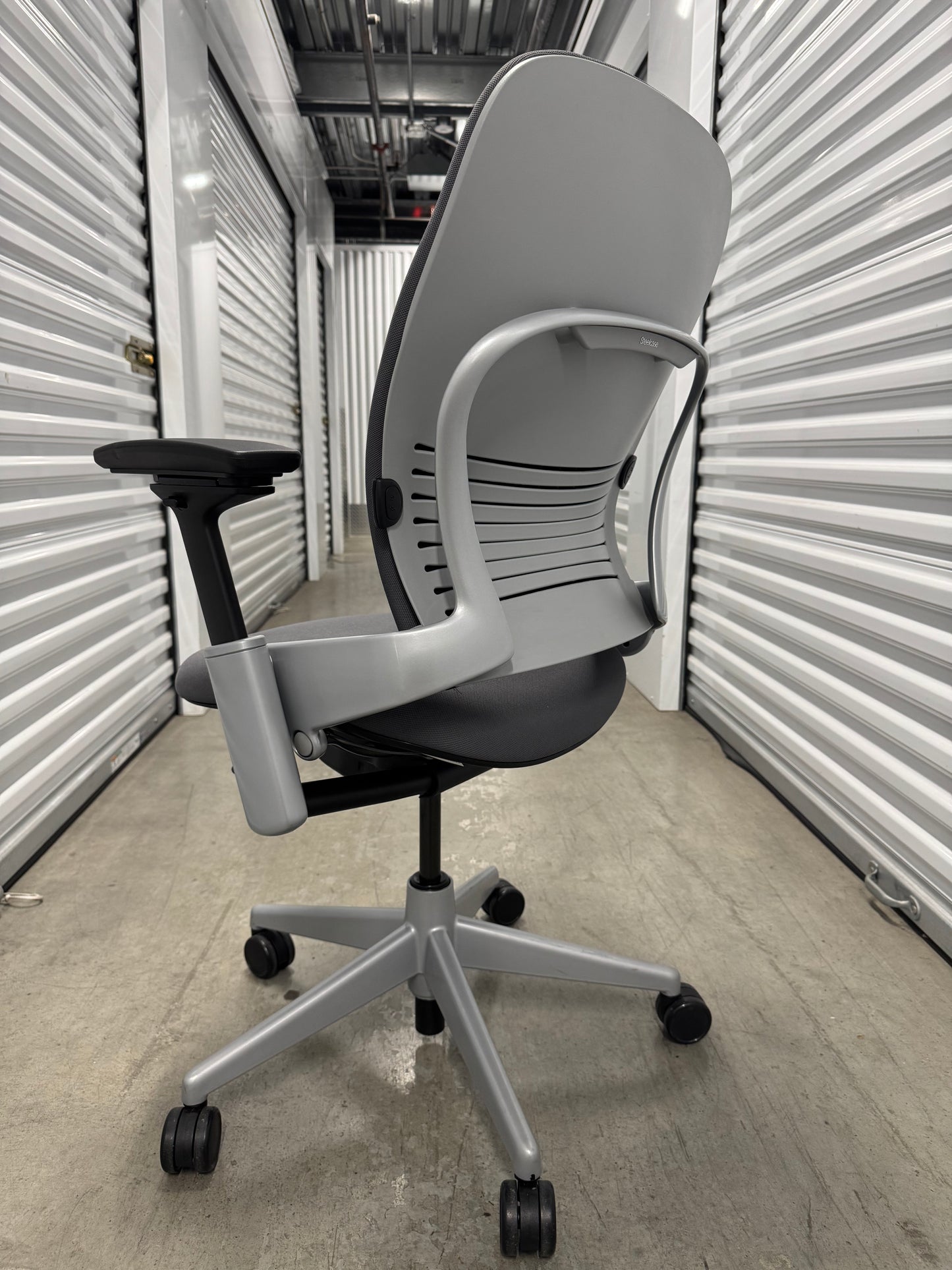 Steelcase Leap V2 Fully loaded Office Chair with new upholstery in black