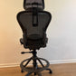 Premium Refurbished Herman Miller Aeron Classic Fully Loaded Model Drafting Office Chair/ Work Stool