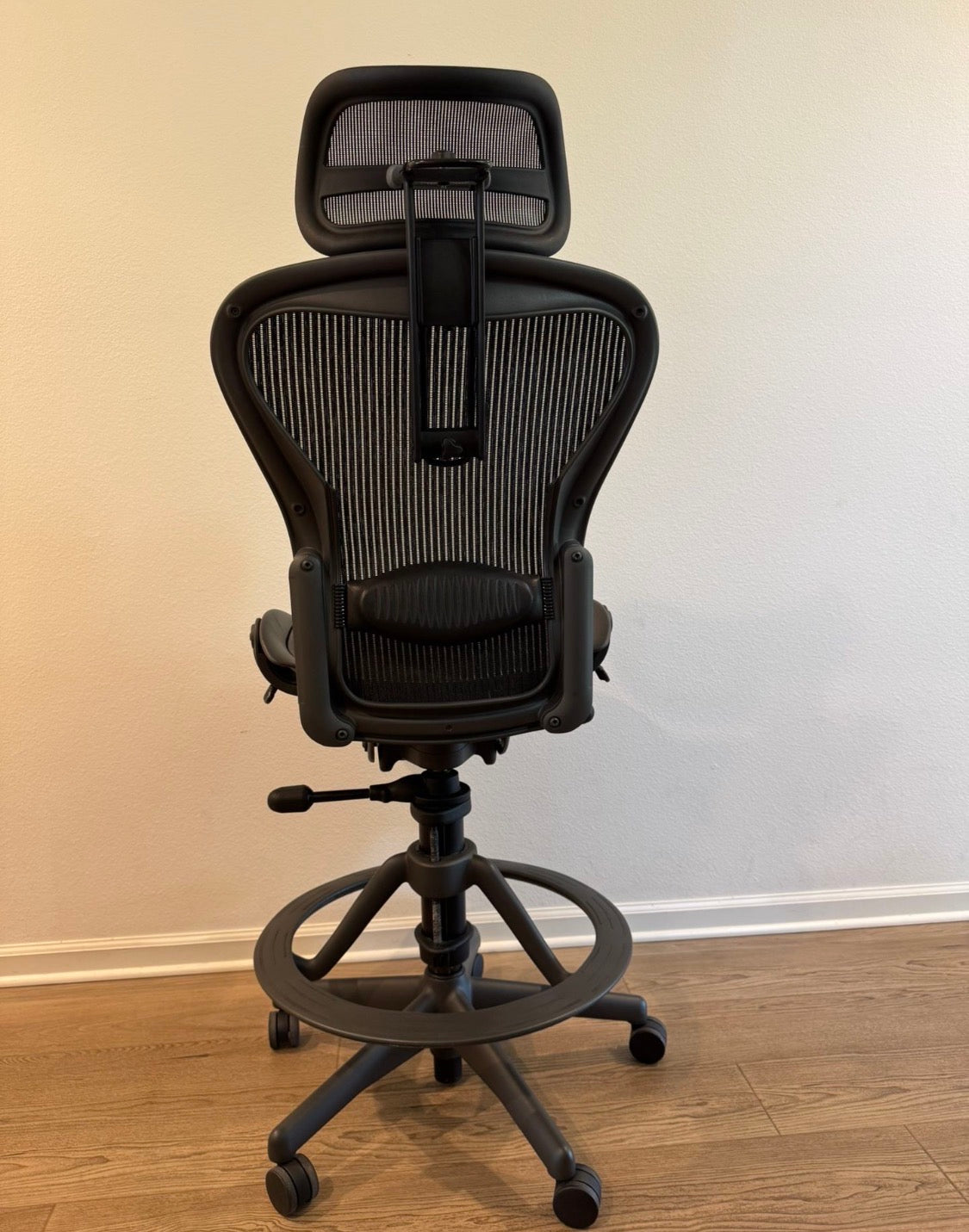 Premium Refurbished Herman Miller Aeron Classic Fully Loaded Model Drafting Office Chair/ Work Stool