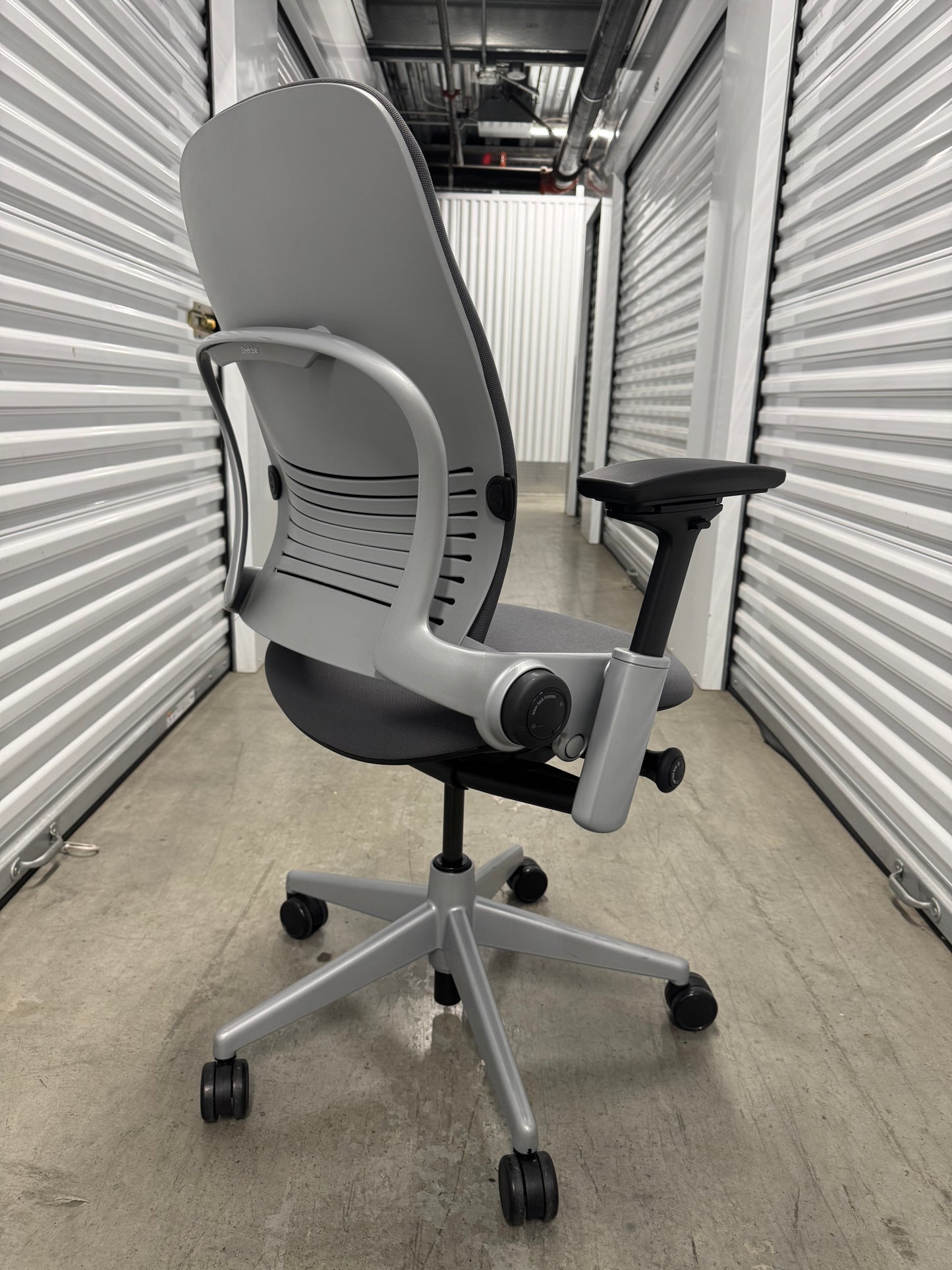 Steelcase Leap V2 Fully loaded Office Chair with new upholstery in black