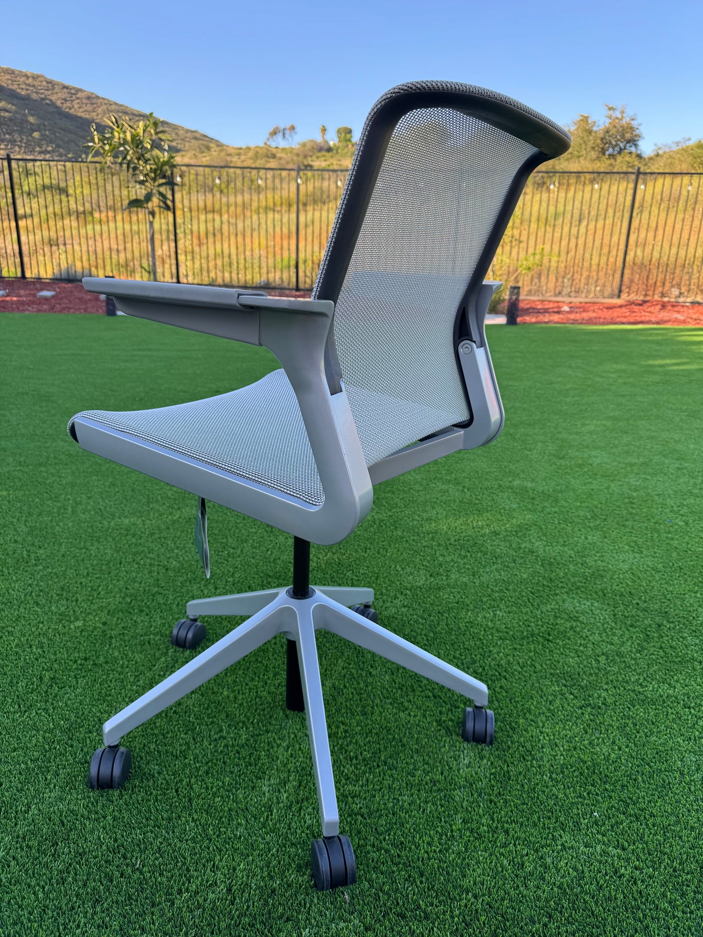 Premium Refurbished Allsteel Clarity®️ all mesh office chair/ conference chair/ guest chair