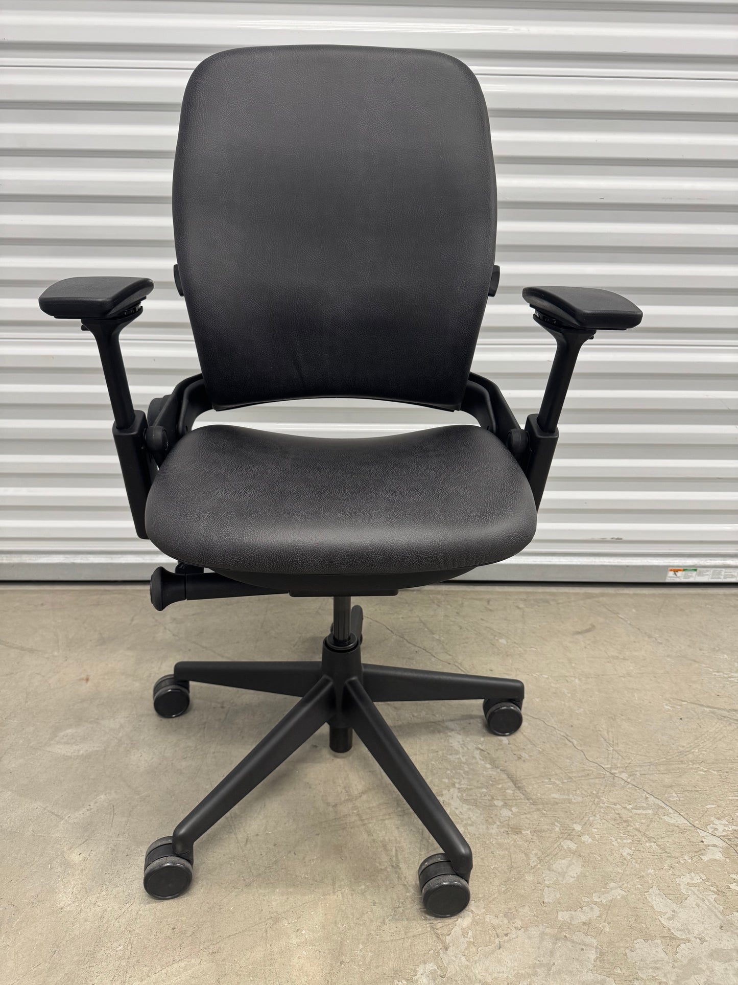 Steelcase Leap V2 Fully loaded Office Chair with new upholstery in black